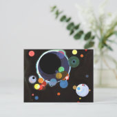 Carte Postale Kandinsky - Plusieurs cercles (Debout devant)