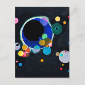 Carte Postale Kandinsky Plusieurs Cercles Artwork (Devant)