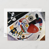 Carte Postale Kandinsky - Red Spot II (Devant / Derrière)