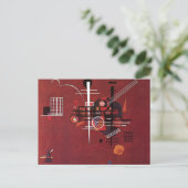 Carte Postale Kandinsky - Rouge terne (Debout devant)