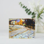 Carte Postale Kandinsky - Schwabing-Nikolaiplatz (Debout devant)