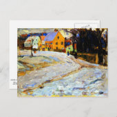 Carte Postale Kandinsky - Schwabing-Nikolaiplatz (Devant / Derrière)