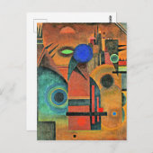 Carte Postale Kandinsky - Silence Brown (Devant / Derrière)