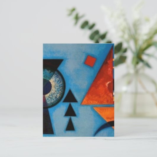 Carte Postale Kandinsky Soft Hard Abstrait (Debout devant)