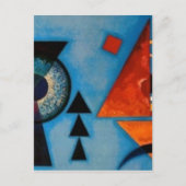 Carte Postale Kandinsky Soft Hard Abstrait (Devant)