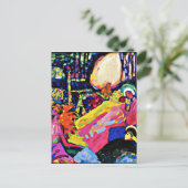 Carte Postale Kandinsky - Son blanc, peinture célèbre,  (Debout devant)