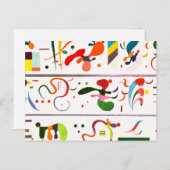 Carte postale Kandinsky Succession (Devant / Derrière)