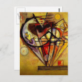 Carte Postale Kandinsky - Sur les points (Devant / Derrière)