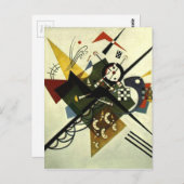 Carte Postale Kandinsky Sur White II (Devant / Derrière)