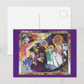 Carte Postale Kandinsky, Toussaint, Art (Devant / Derrière)