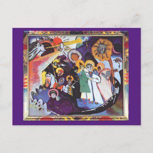 Carte Postale Kandinsky, Toussaint, Art (Devant)