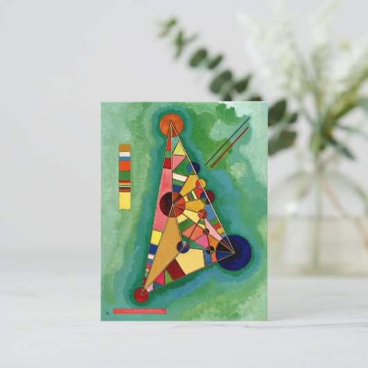 Carte Postale Kandinsky - Triangle multicolore (Debout devant)