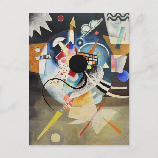 Carte Postale Kandinsky - Un centre (Devant)