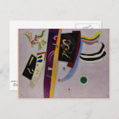 Carte Postale Kandinsky - Violet-Orange l (Devant / Derrière)
