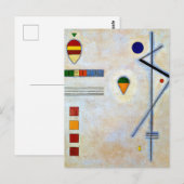 Carte Postale Kandinsky - Von-Zu, célèbre oeuvre d'art, (Devant / Derrière)