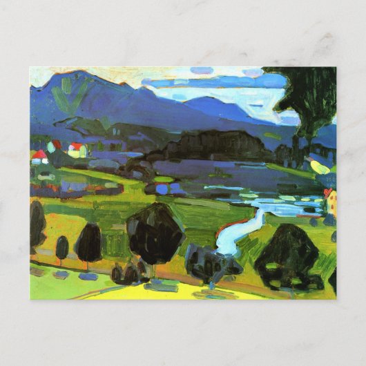 Carte Postale Kandinsky - Vue sur le Staffelsee (Devant)