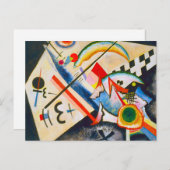 Carte postale Kandinsky White Cross (Devant / Derrière)