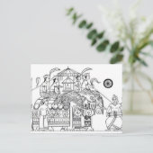 Carte Postale Kandy Possession traditionnelle Kandy Sri Lanka (Debout devant)