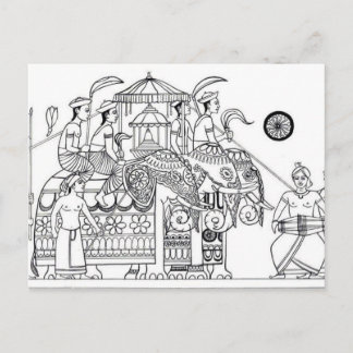 Carte Postale Kandy Possession traditionnelle Kandy Sri Lanka