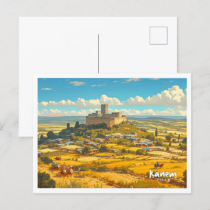 Carte Postale Kanem Chad Vintage Art Illustration Voyage