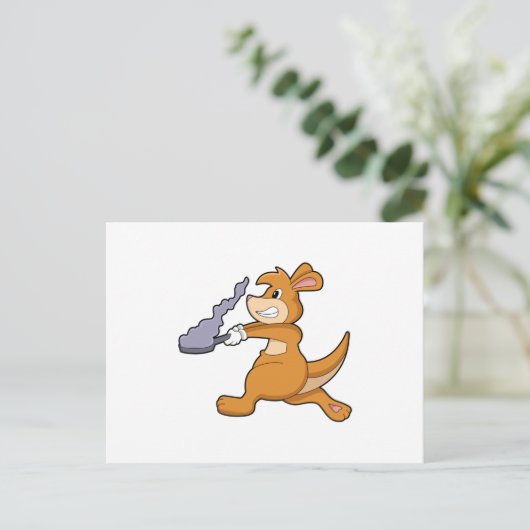 Carte Postale Kangaroo as Cook (Debout devant)