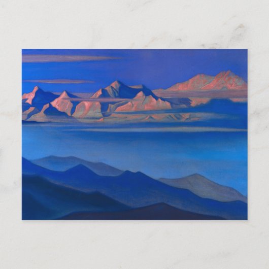 Carte Postale Kangchenjunga, 1944 par Nicholas Roerich (Devant)