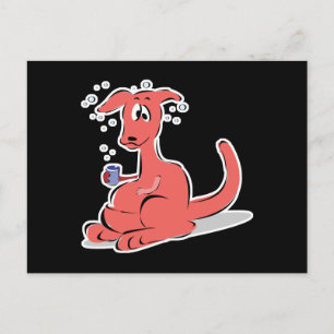 Carte Postale kangourou drôle