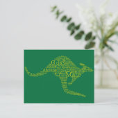 Carte Postale Kangourou en argot australien (Debout devant)