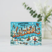 Carte postale KANSAS (Debout devant)