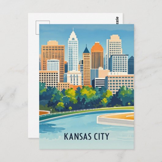 Carte Postale Kansas (Devant / Derrière)