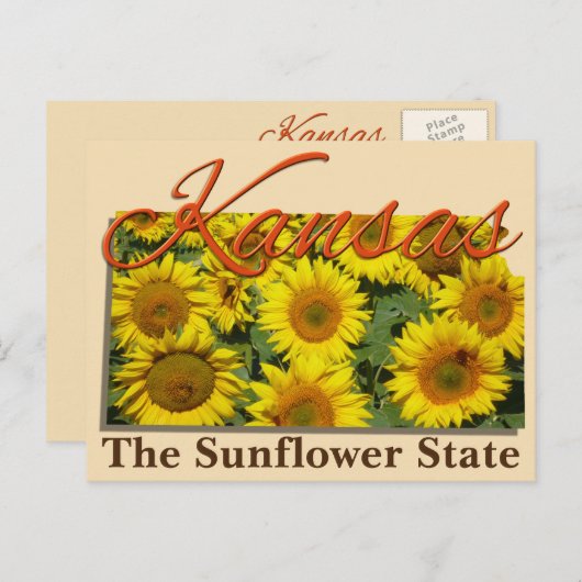 Carte postale - KANSAS (Devant / Derrière)