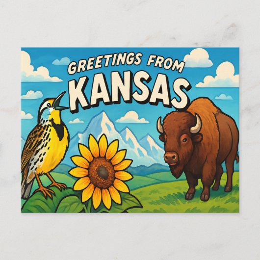 Carte postale KANSAS (Devant)
