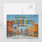 Carte postale KANSAS (Devant / Derrière)