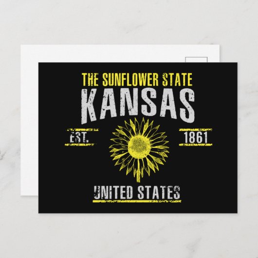 Carte Postale Kansas (Devant / Derrière)