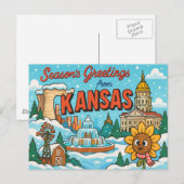 Carte postale KANSAS (Devant / Derrière)