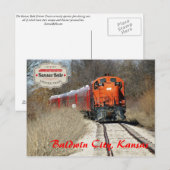 Carte Postale Kansas Belle - Moteur 142 (Devant / Derrière)