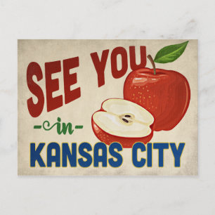 Carte Postale Kansas City Missouri Apple - Vintage voyage