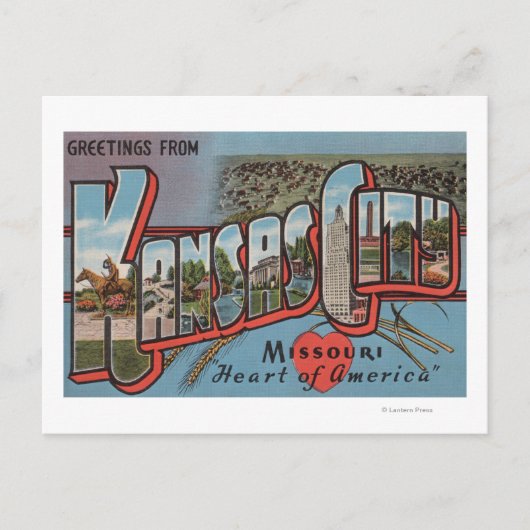 Carte Postale Kansas City, Missouri (Coeur) (Devant)