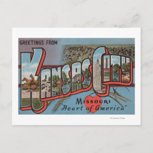 Carte Postale Kansas City, Missouri (Coeur)