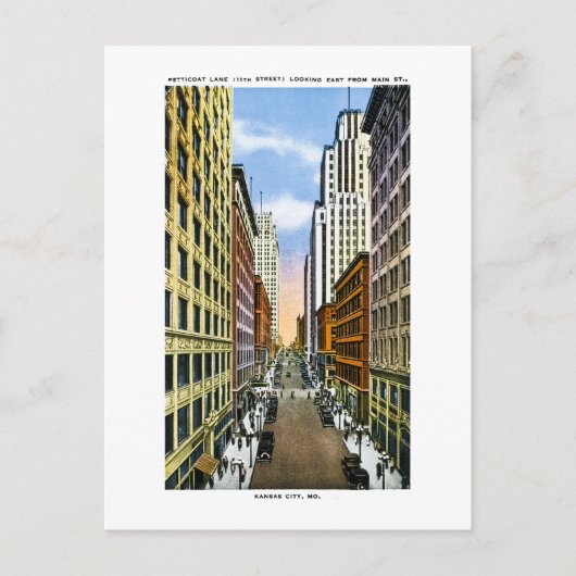 Carte Postale Kansas City, Missouri Salutations Vintages de (Devant)