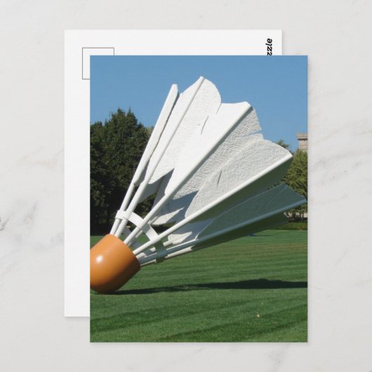 Carte Postale Kansas City Shuttlecock sur la pelouse (Devant / Derrière)