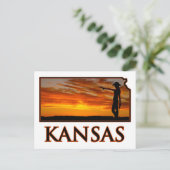 Carte Postale Kansas Cowgirl (Debout devant)