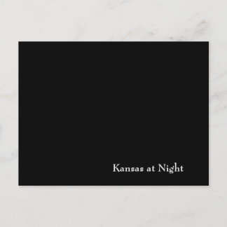 Carte Postale Kansas la nuit