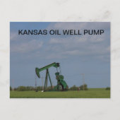 Carte postale KANSAS OIL WELL PUMP (Devant)