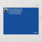 Carte postale Kansas Old Country (Dos)