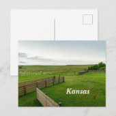 Carte Postale Kansas Prairie (Devant / Derrière)
