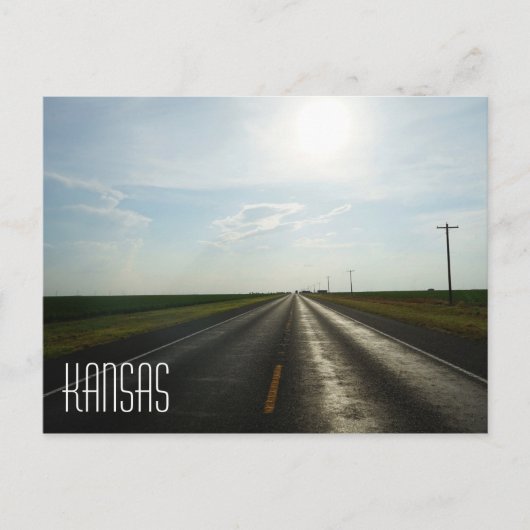 Carte Postale Kansas Prairie (Devant)