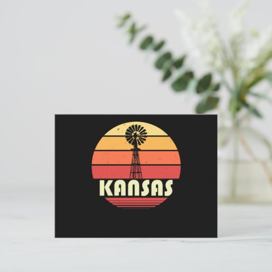 Carte Postale Kansas Retro (Debout devant)