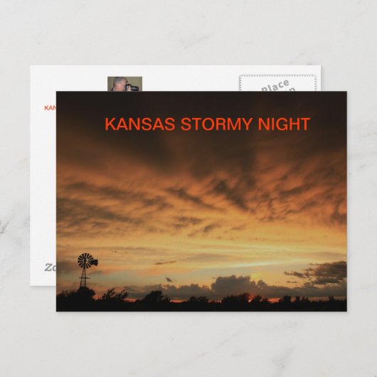 Carte postale KANSAS STORMY (Devant / Derrière)