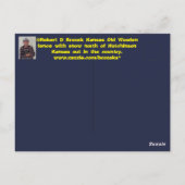 Carte postale Kansas Wooden Fence Winter Wonderlan (Dos)